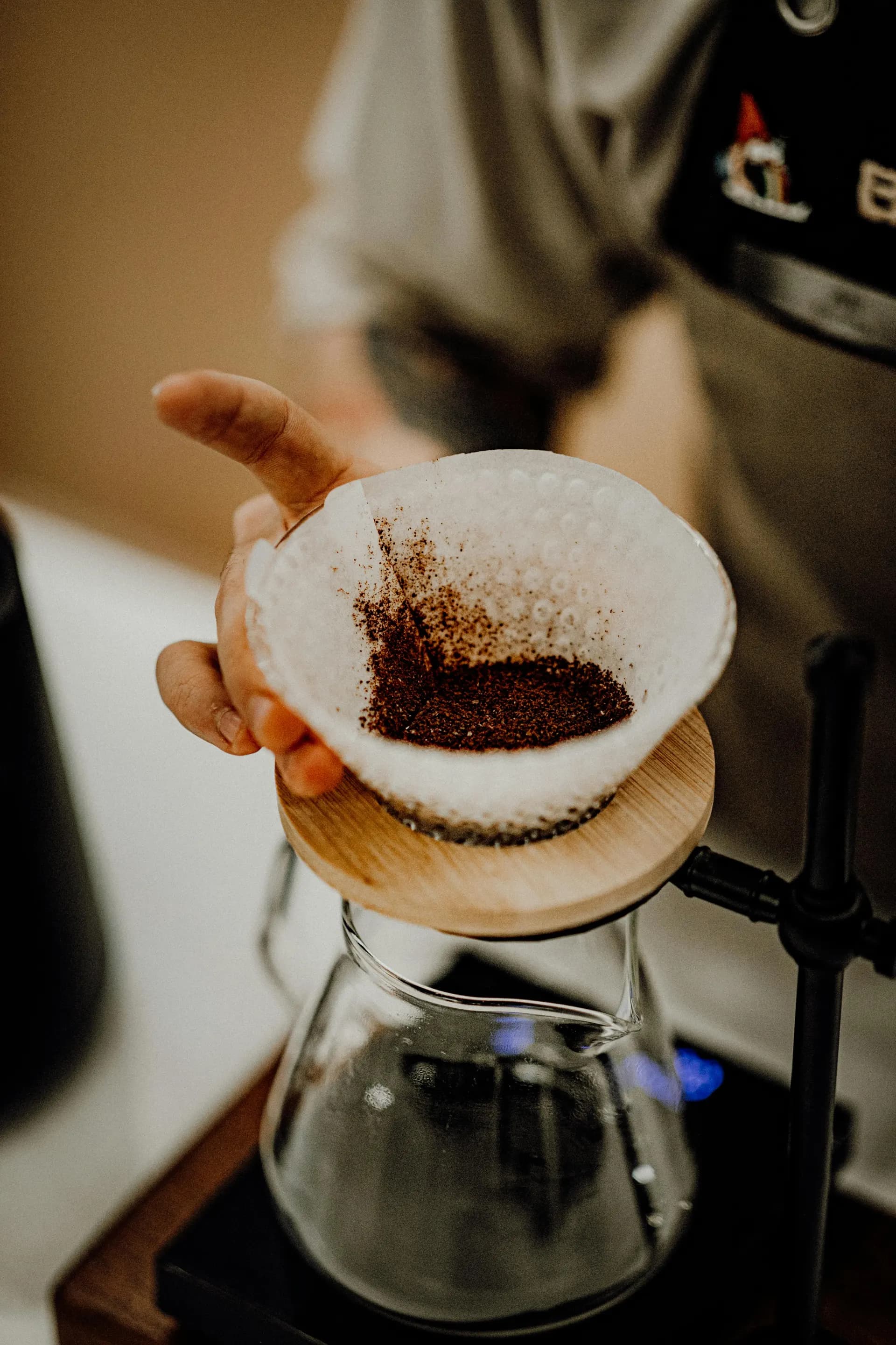 Preparación de café filtrado con V60